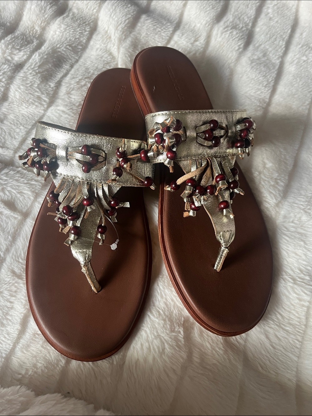 Free People Sadie Fringe Sandals - Picture 5 of 9